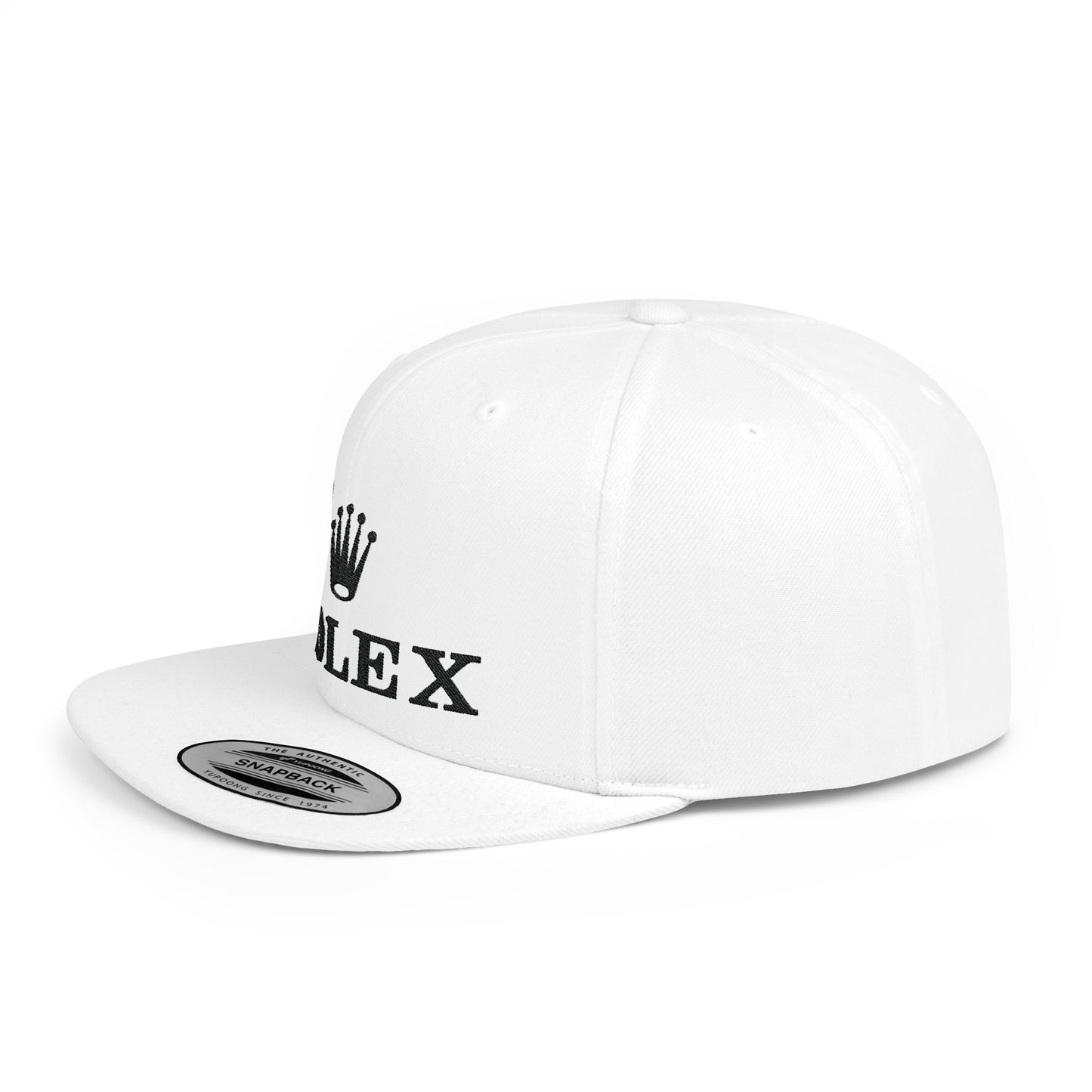 Rolex Flat Bill Snapback – Lightweight, Custom Fit, Premium Quality