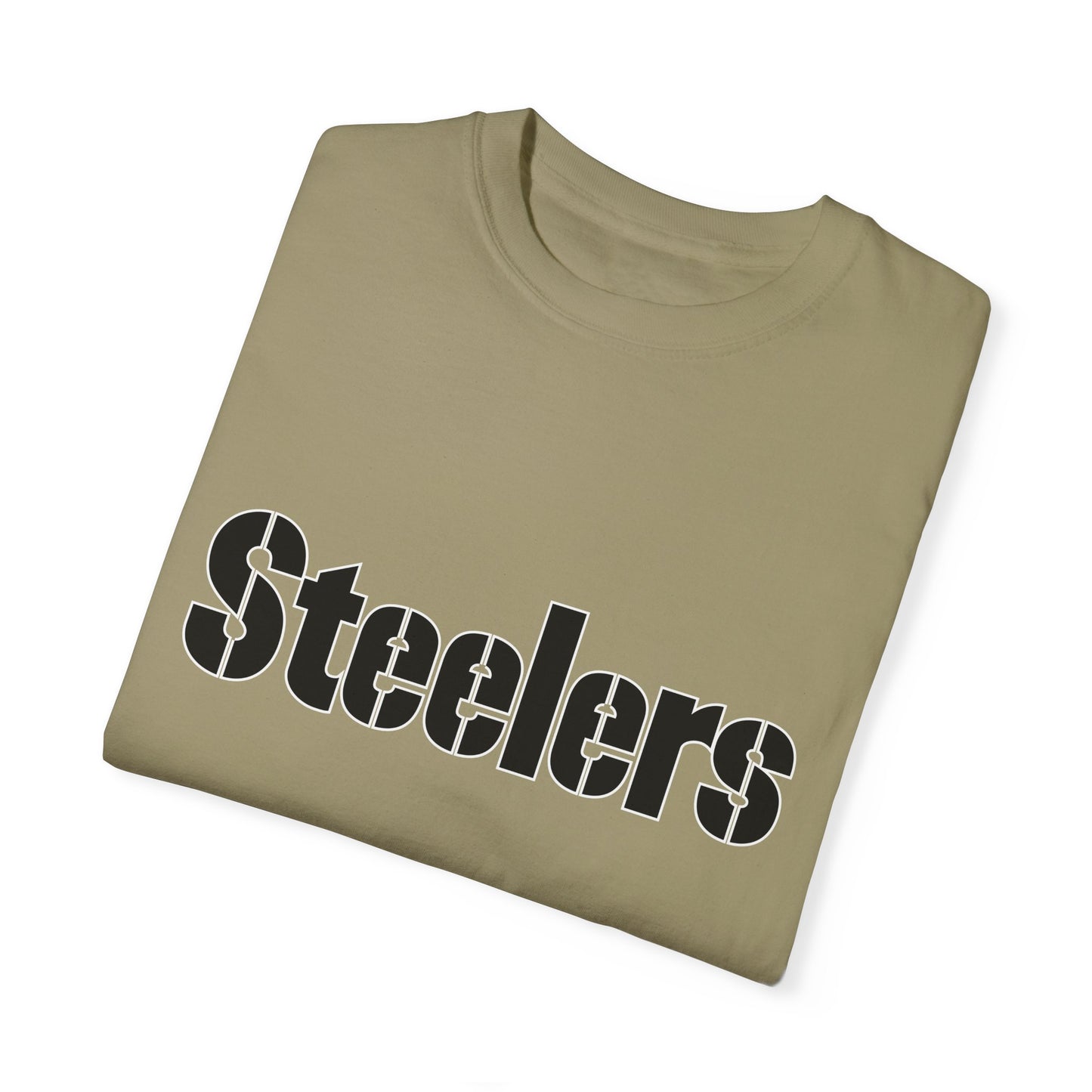 Pittsburgh Steelers Football Fan Garment-Dyed T-Shirt – Premium Cotton Tee for Customization