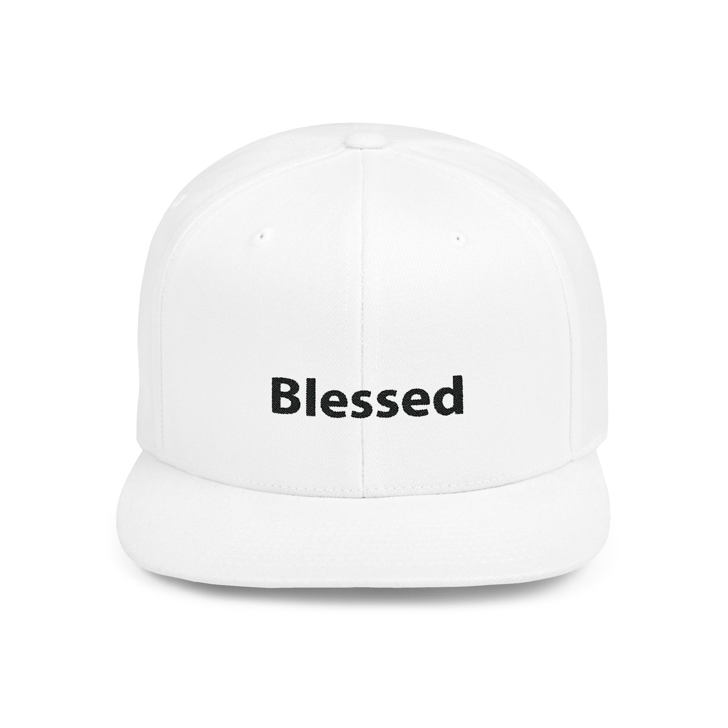 Blessed Flat Bill Snapback – Lightweight, Custom Fit, Premium Quality