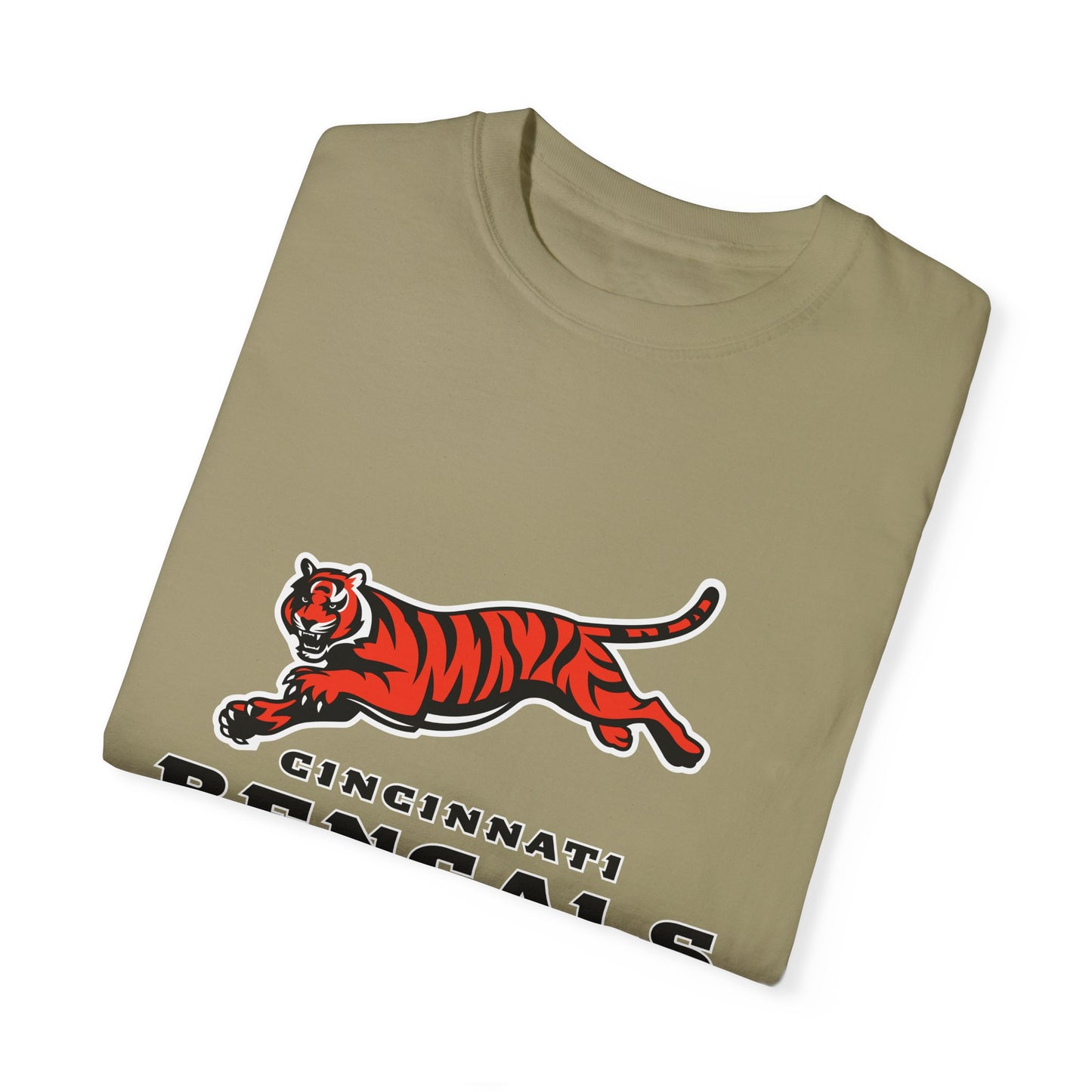 Cincinnati Bengals Clothing Garment-Dyed T-Shirt – Premium Cotton Tee for Customization