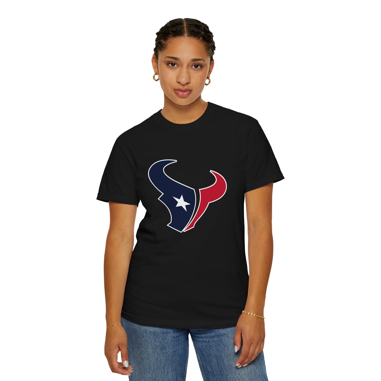 Houston Texans Gear Garment-Dyed T-Shirt – Premium Cotton Tee for Customization