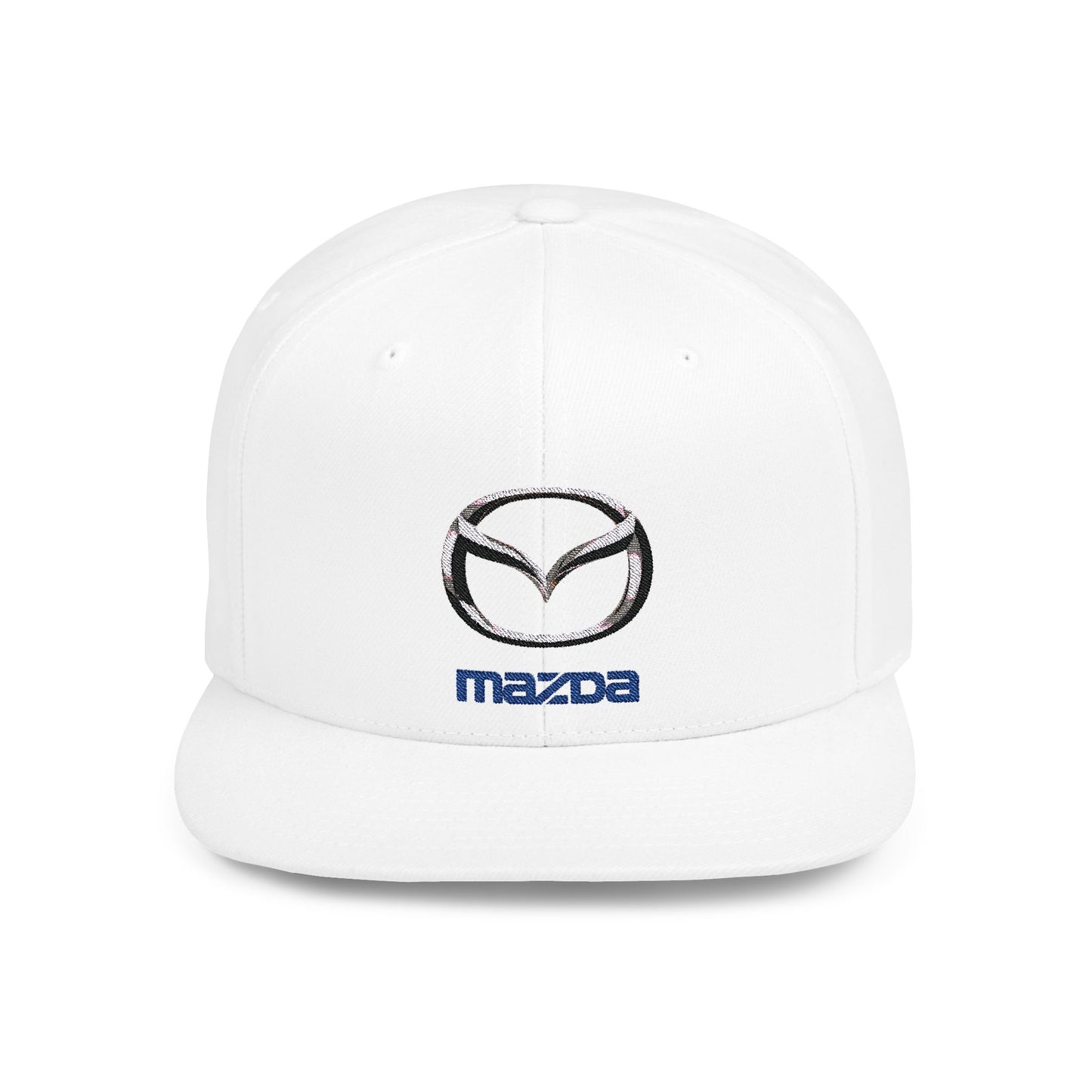 Mazda Flat Bill Snapback – Lightweight, Custom Fit, Premium Quality