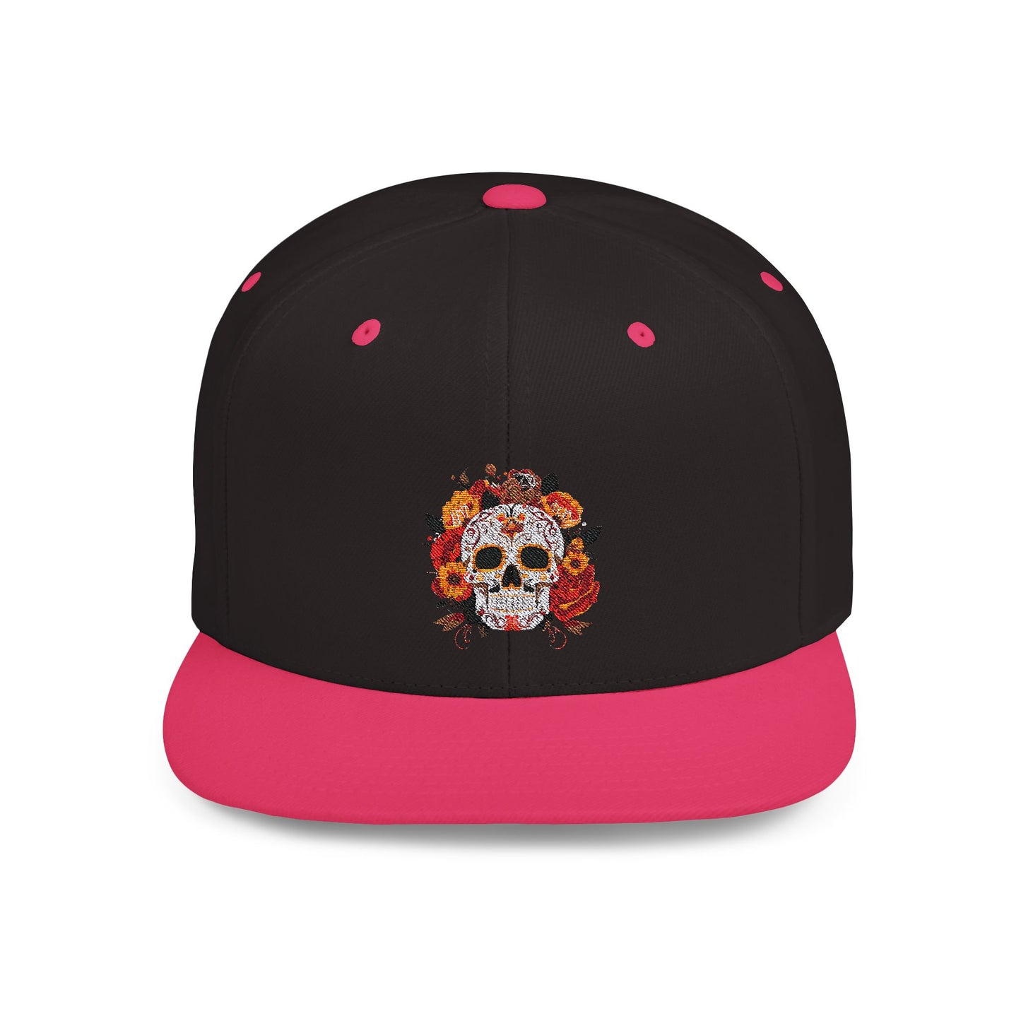 Calaveras Flat Bill Snapback – Lightweight, Custom Fit, Premium Quality