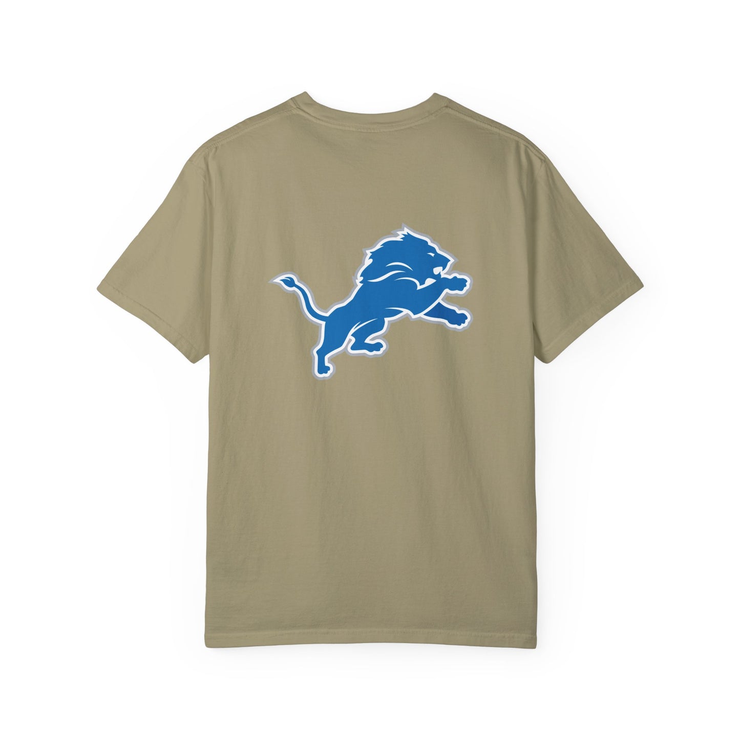 Detroit Lions Merchandise Garment-Dyed T-Shirt – Premium Cotton Tee for Customization