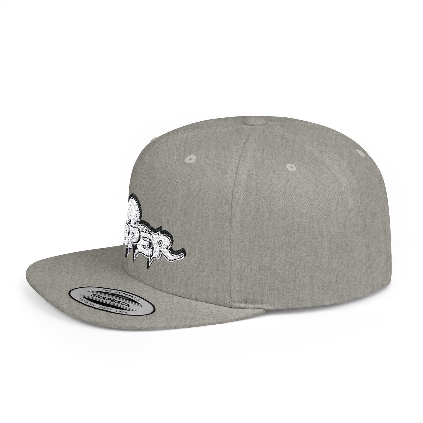 Casper Flat Bill Snapback – Lightweight, Custom Fit, Premium Quality