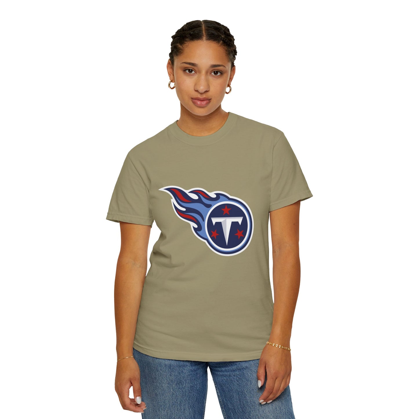 Tennessee Titans Merchandise Garment-Dyed T-Shirt – Premium Cotton Tee for Customization