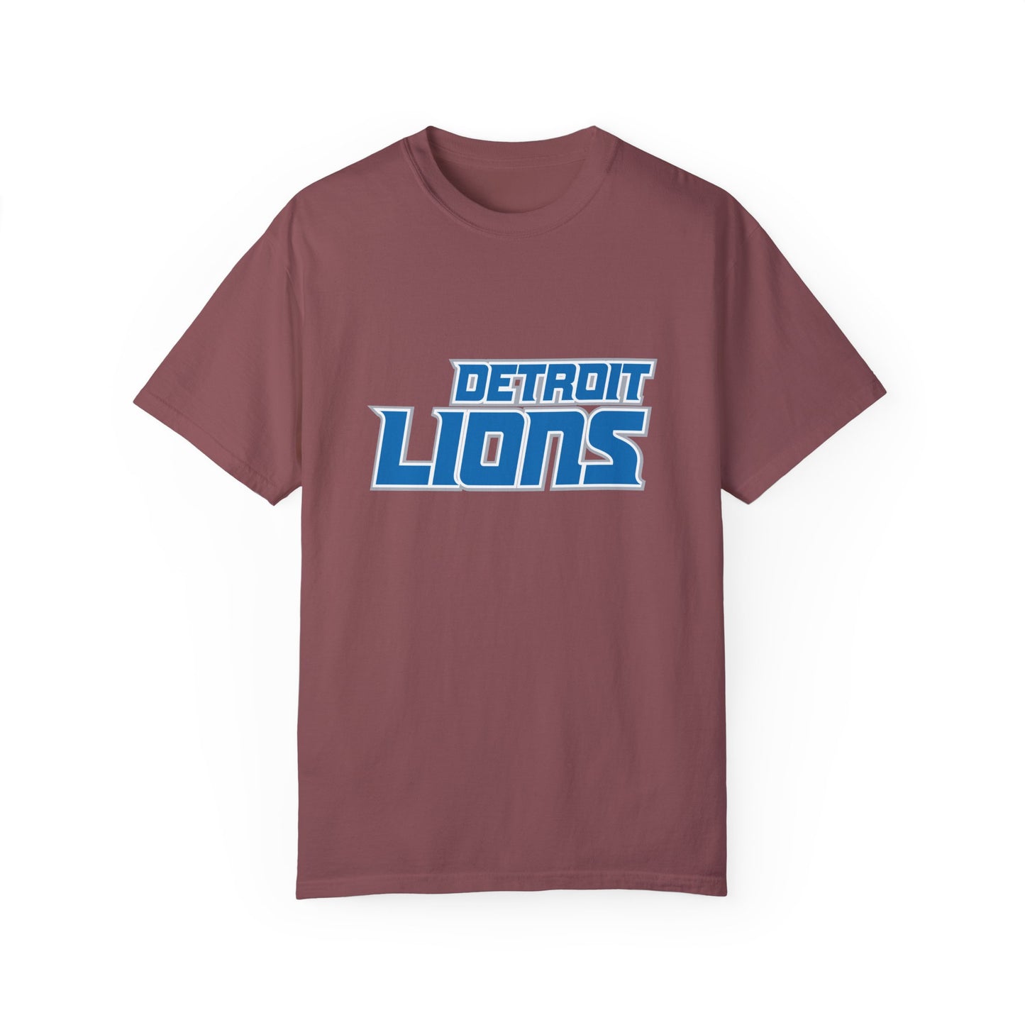 Detroit Lions Merchandise Garment-Dyed T-Shirt – Premium Cotton Tee for Customization