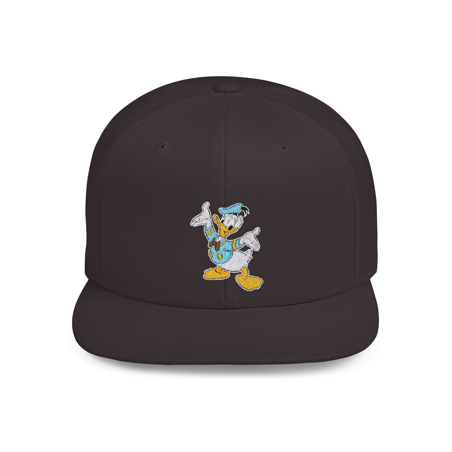 Pato Donald Flat Bill Snapback – Lightweight, Custom Fit, Premium Quality