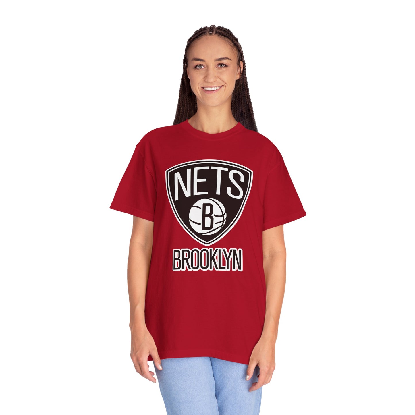 Brooklyn Nets Built Different Garment-Dyed T-Shirt – Premium Cotton Tee for Customization