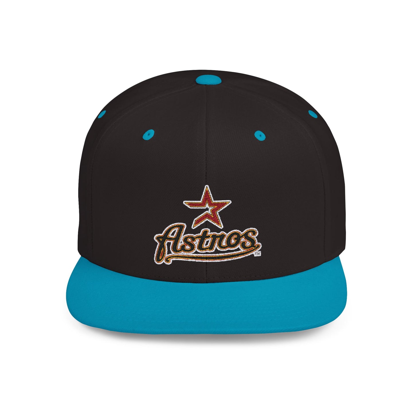 Houston Astros Flat Bill Snapback – Lightweight, Custom Fit, Premium Quality