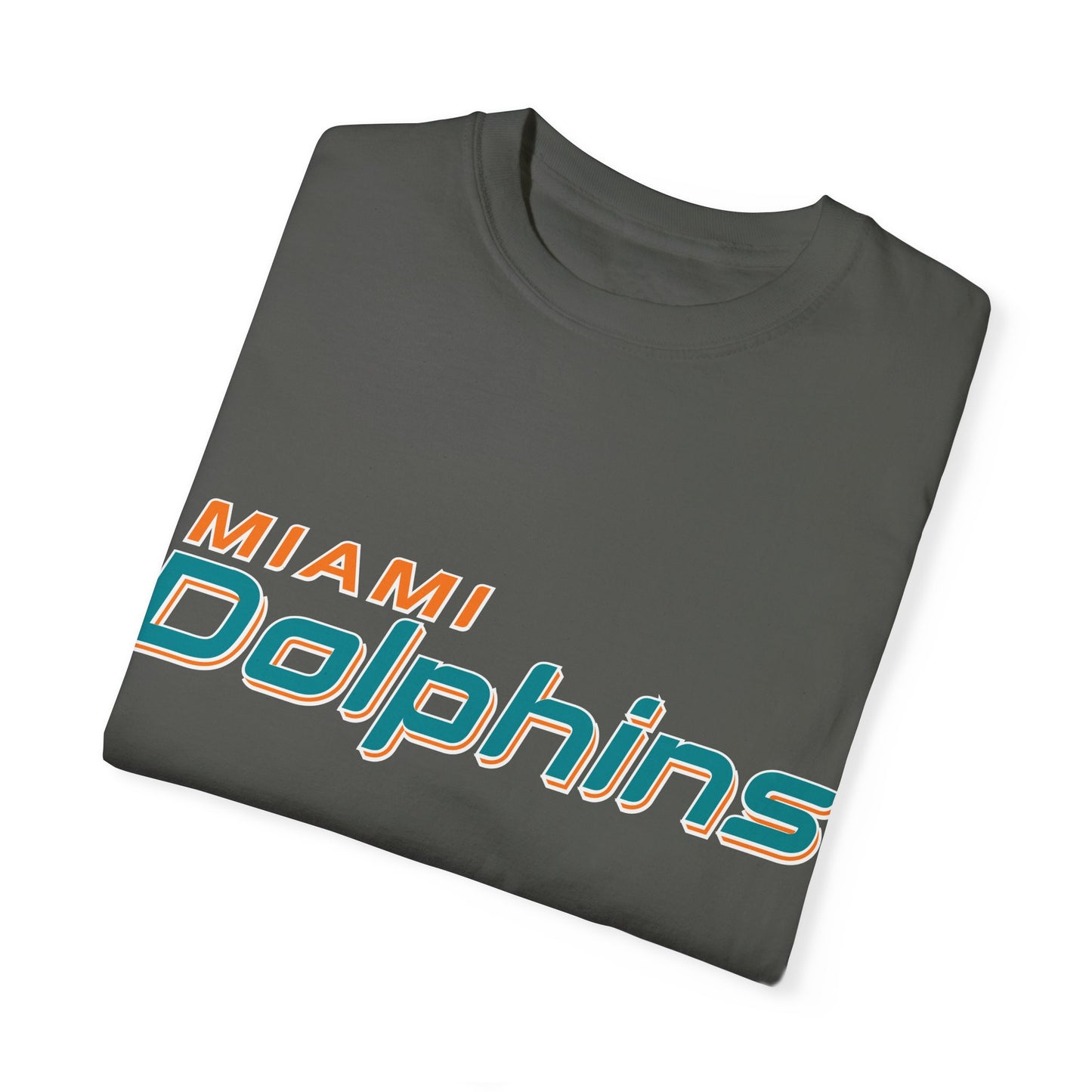 Miami Dolphins Garment-Dyed T-Shirt – Premium Cotton Tee for Customization