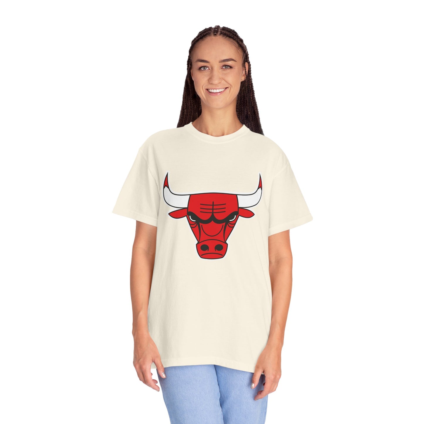 Chicago Bulls Built Different Garment-Dyed T-Shirt – Premium Cotton Tee for Customization