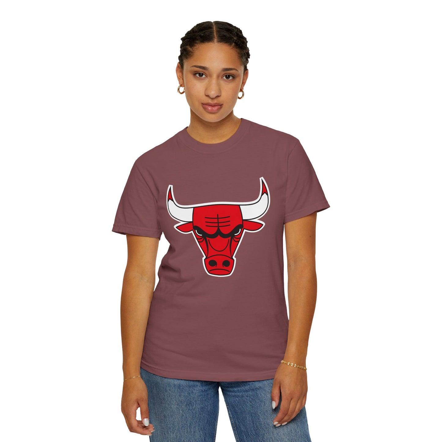 Chicago Bulls Built Different Garment-Dyed T-Shirt – Premium Cotton Tee for Customization