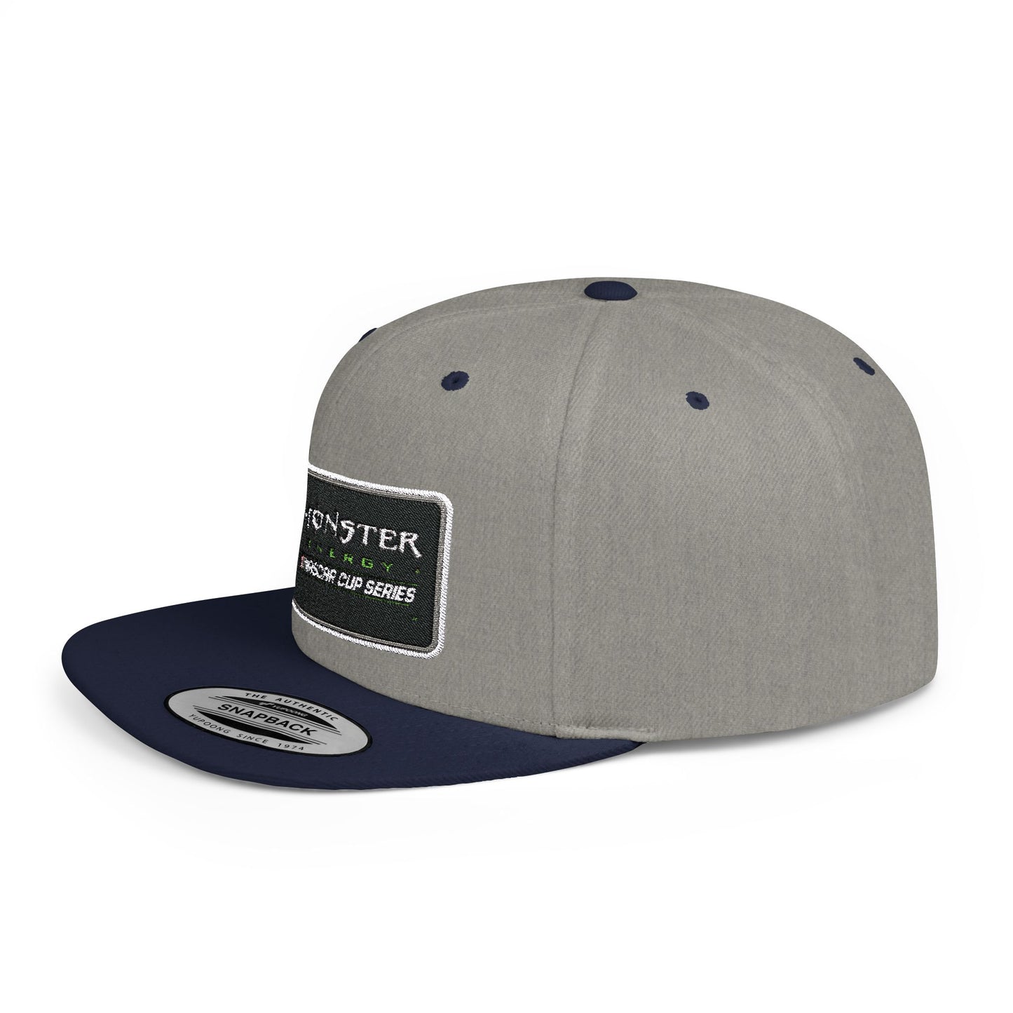 Monster Flat Bill Snapback – Lightweight, Custom Fit, Premium Quality