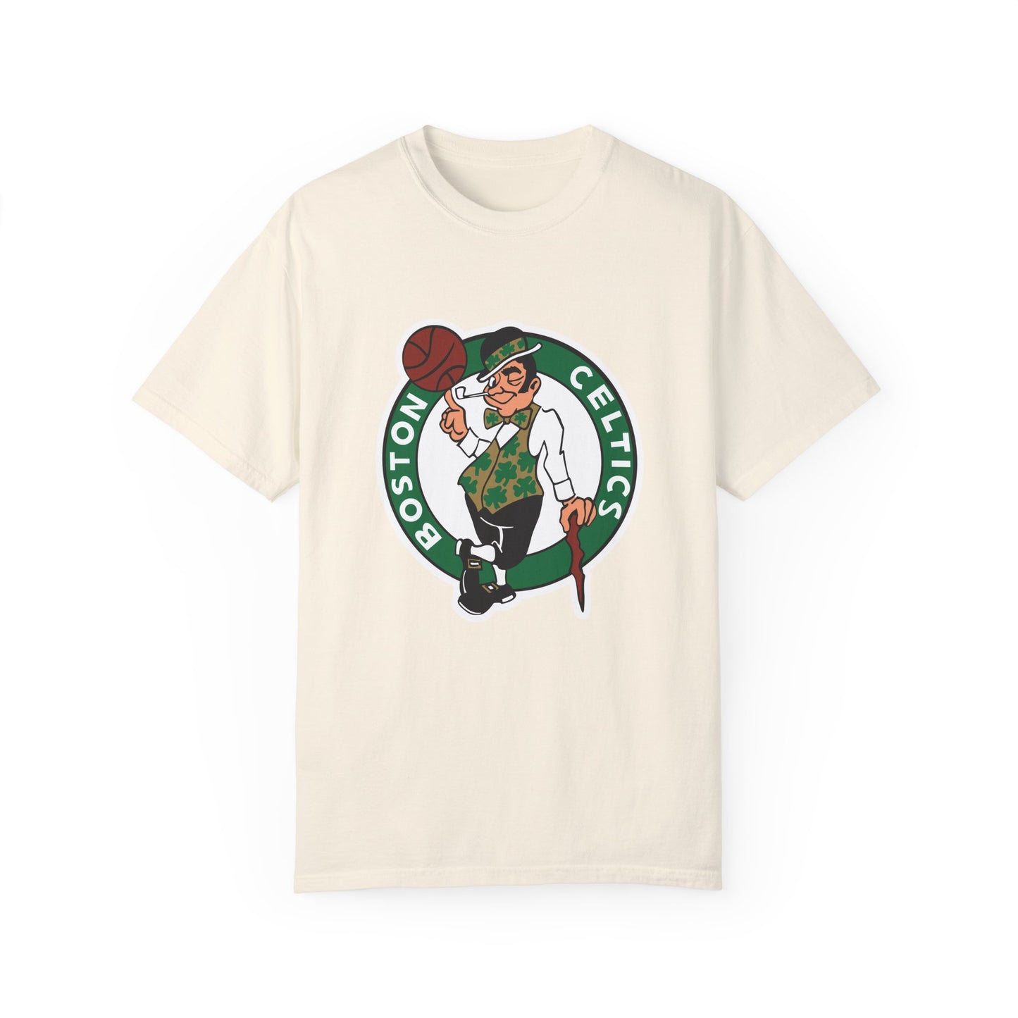 Boston Celtics Street Ball Style Garment-Dyed T-Shirt – Premium Cotton Tee for Customization