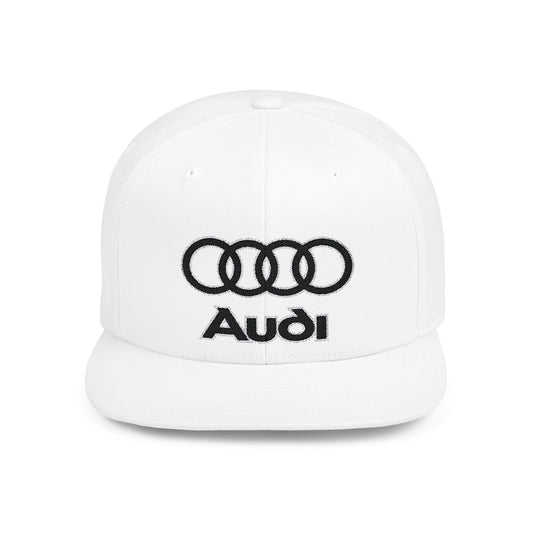 Audi Flat Bill Snapback – Lightweight, Custom Fit, Premium Quality