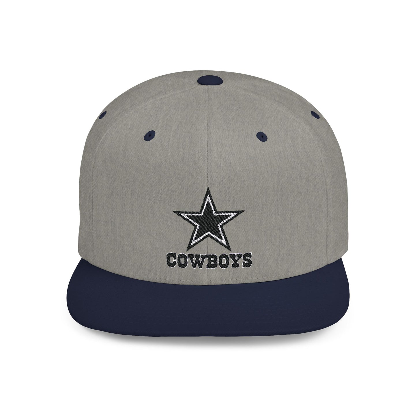 Dallas Cowboys Blue And Silver Flat Bill Snapback – Lightweight, Custom Fit, Premium Quality