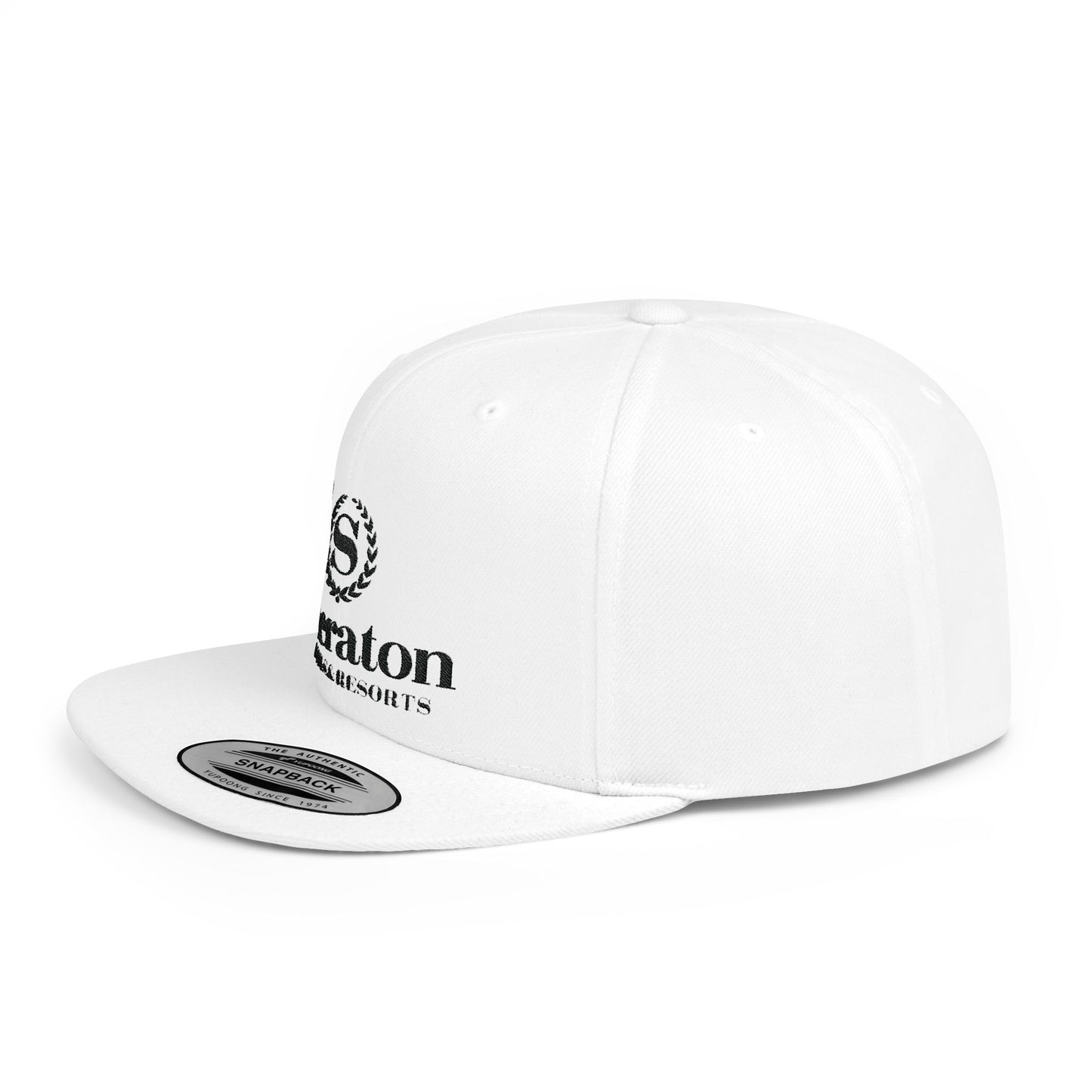 Sheraton Flat Bill Snapback – Lightweight, Custom Fit, Premium Quality