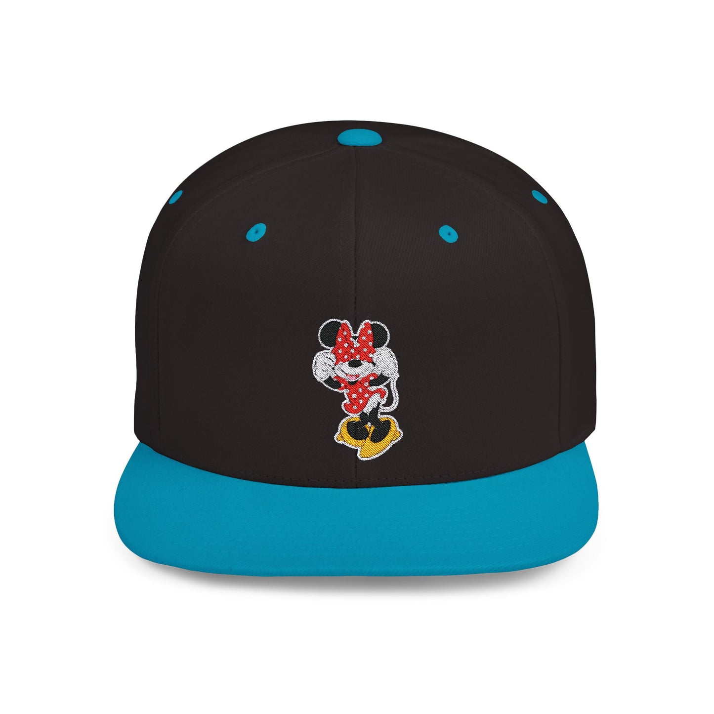 Minnie Mouse Disney Flat Bill Snapback – Lightweight, Custom Fit, Premium Quality