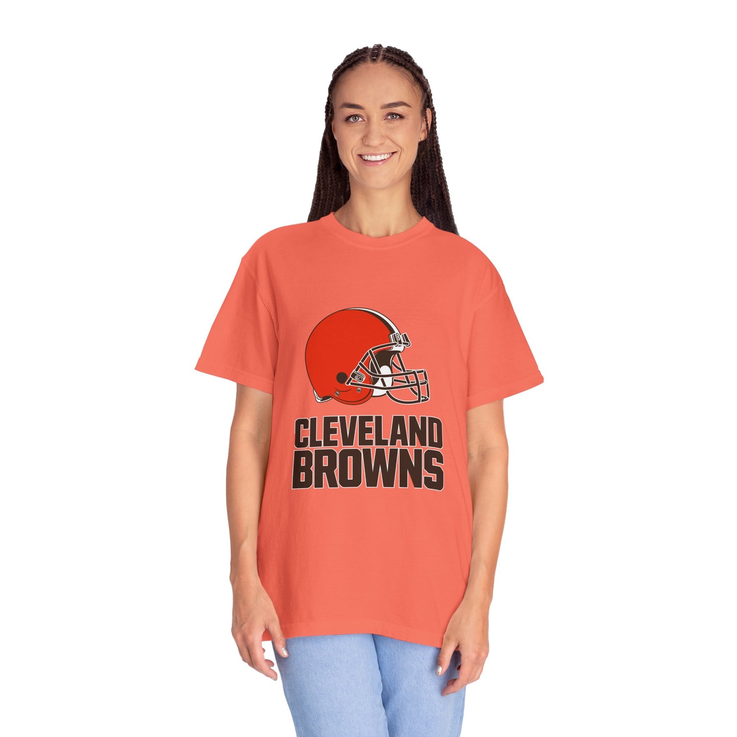 Cleveland Browns Garment-Dyed T-Shirt – Premium Cotton Tee for Customization