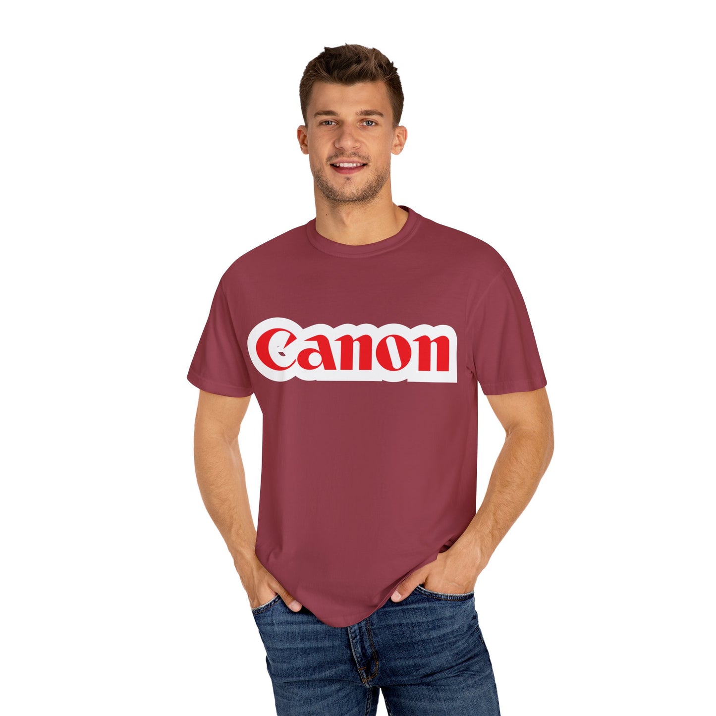 Canon Garment-Dyed T-Shirt – Premium Cotton Tee for Customization