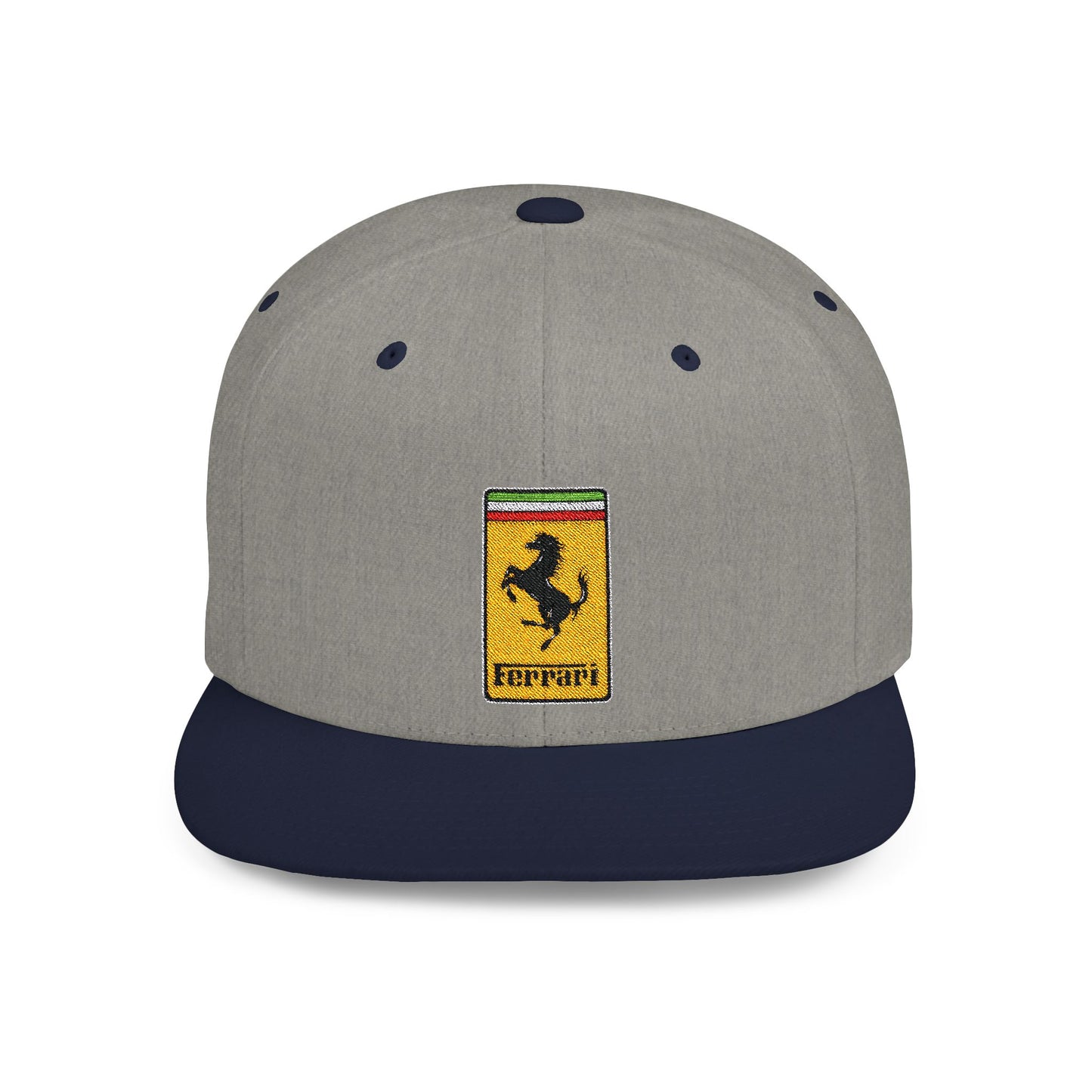 Ferrari Flat Bill Snapback – Lightweight, Custom Fit, Premium Quality