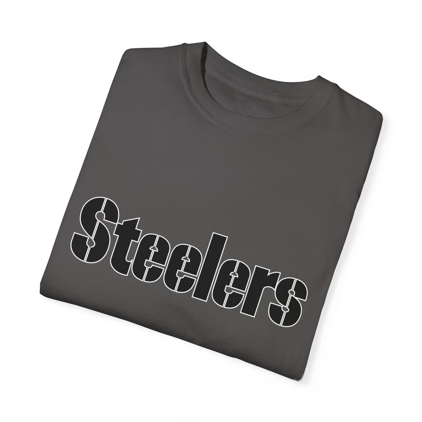 Pittsburgh Steelers Football Fan Garment-Dyed T-Shirt – Premium Cotton Tee for Customization