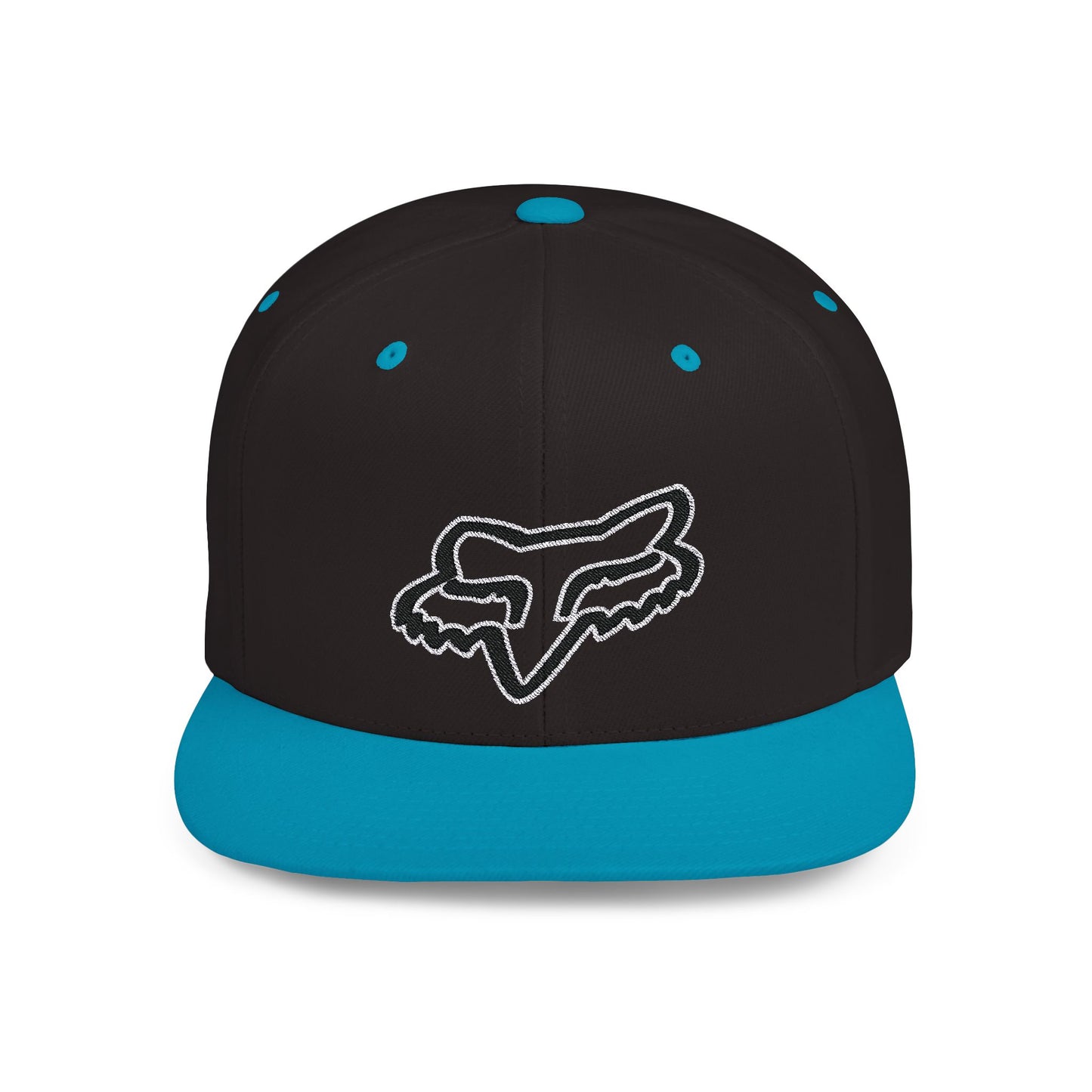 Fox Flat Bill Snapback – Lightweight, Custom Fit, Premium Quality