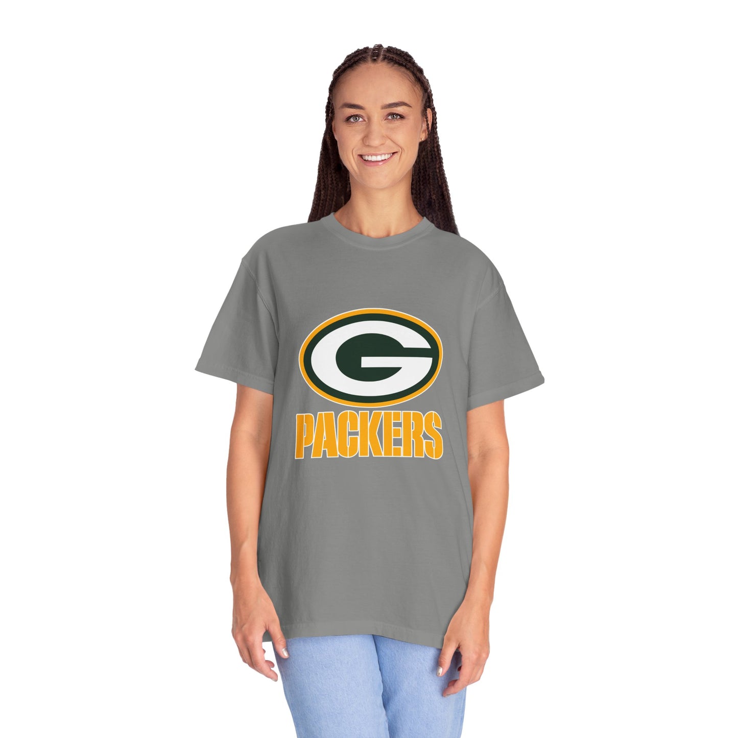 Green Bay Packers Merchandise Garment-Dyed T-Shirt – Premium Cotton Tee for Customization