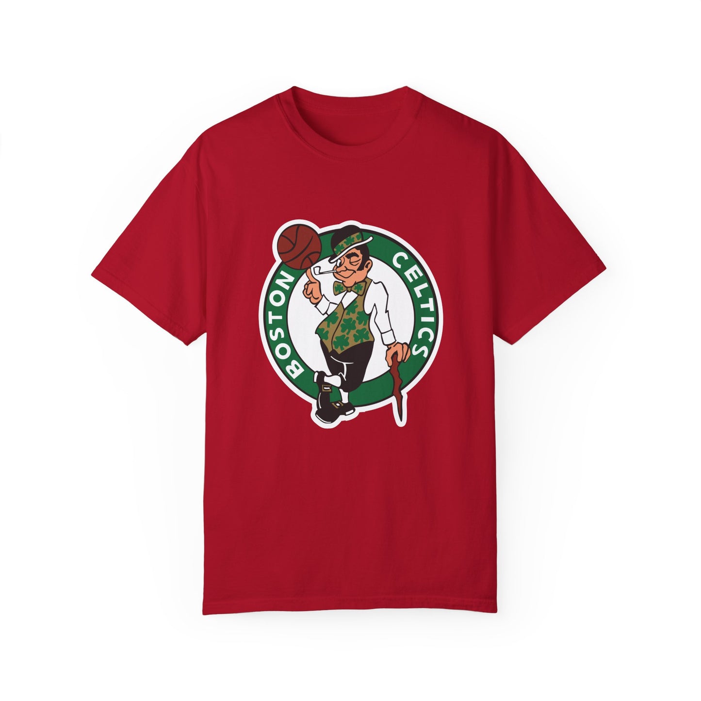 Boston Celtics Street Ball Style Garment-Dyed T-Shirt – Premium Cotton Tee for Customization