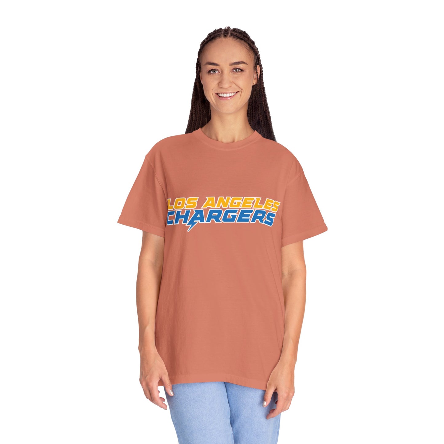 Los Angeles Chargers Gear Garment-Dyed T-Shirt – Premium Cotton Tee for Customization