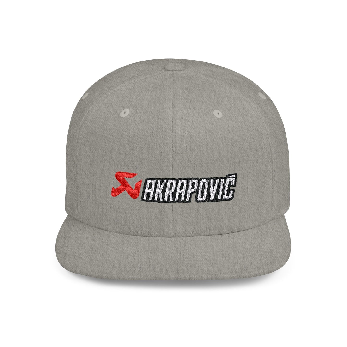 Akrapovič Flat Bill Snapback – Lightweight, Custom Fit, Premium Quality