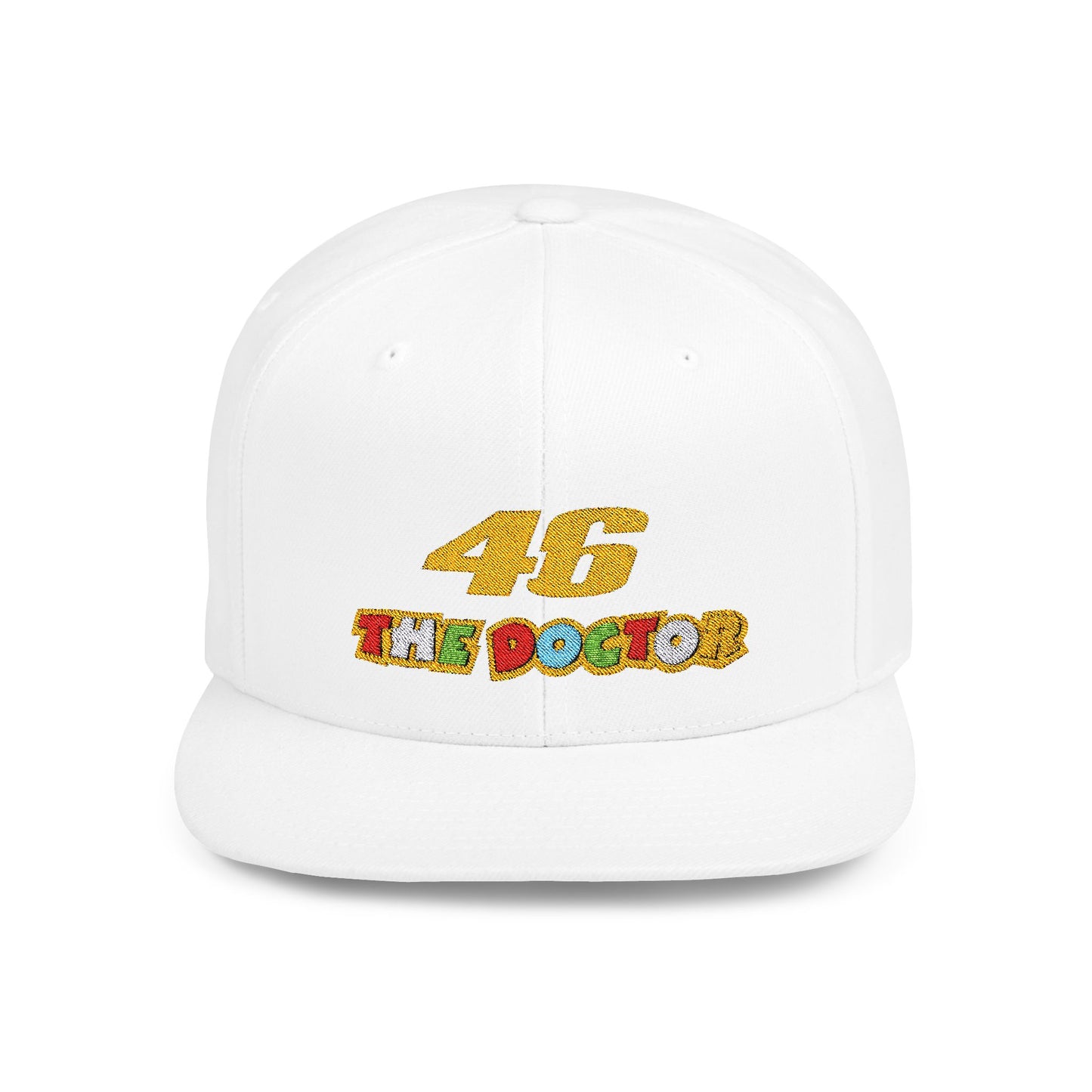 46 The Doctor Flat Bill Snapback – Lightweight, Custom Fit, Premium Quality