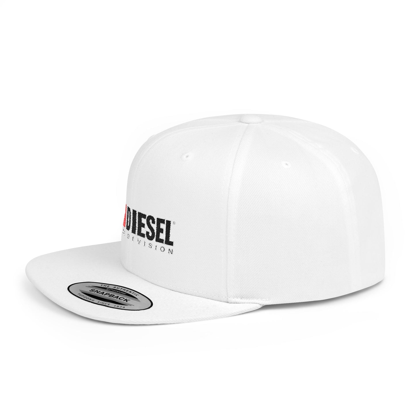Diesel Flat Bill Snapback – Lightweight, Custom Fit, Premium Quality