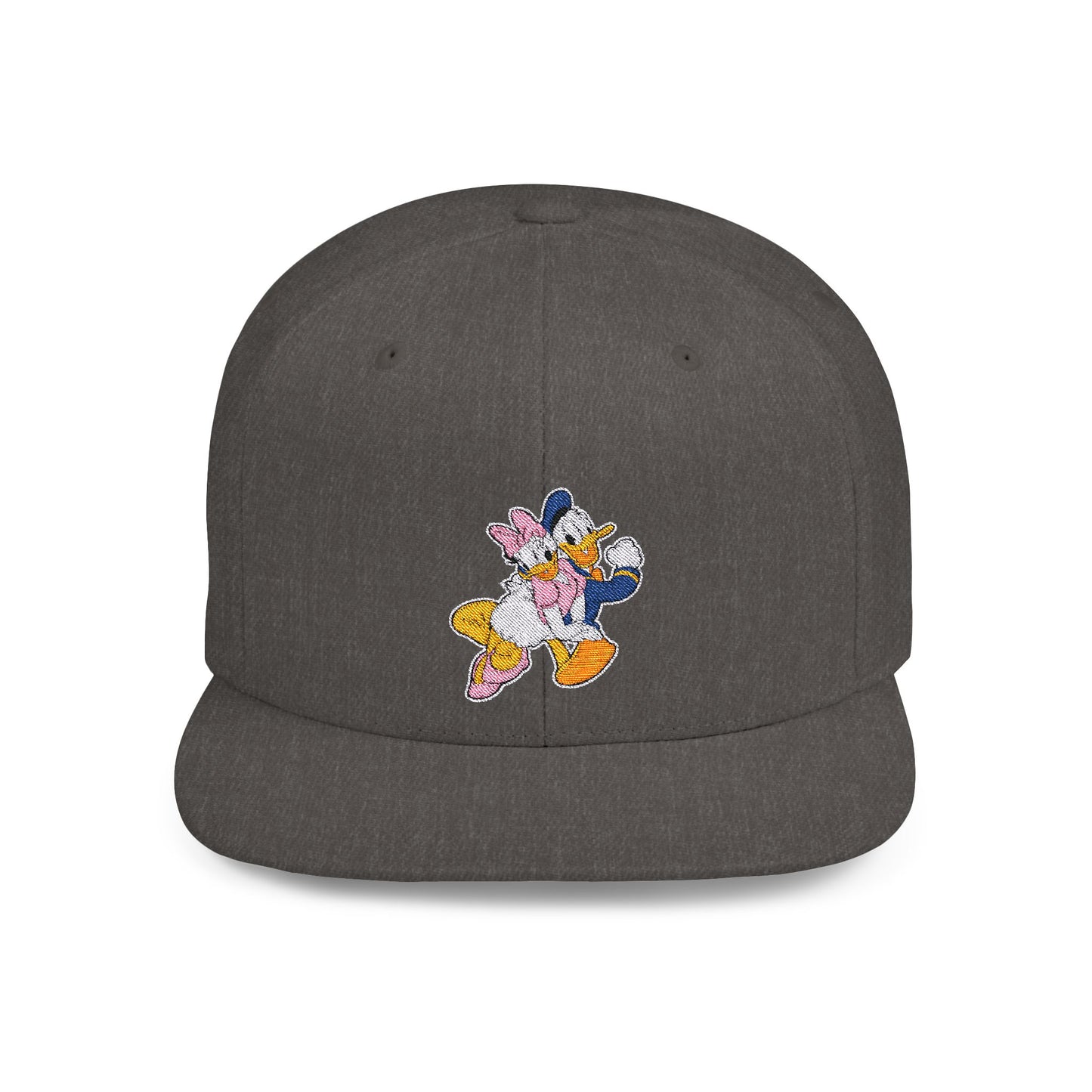 Daisy and Donald Flat Bill Snapback – Lightweight, Custom Fit, Premium Quality