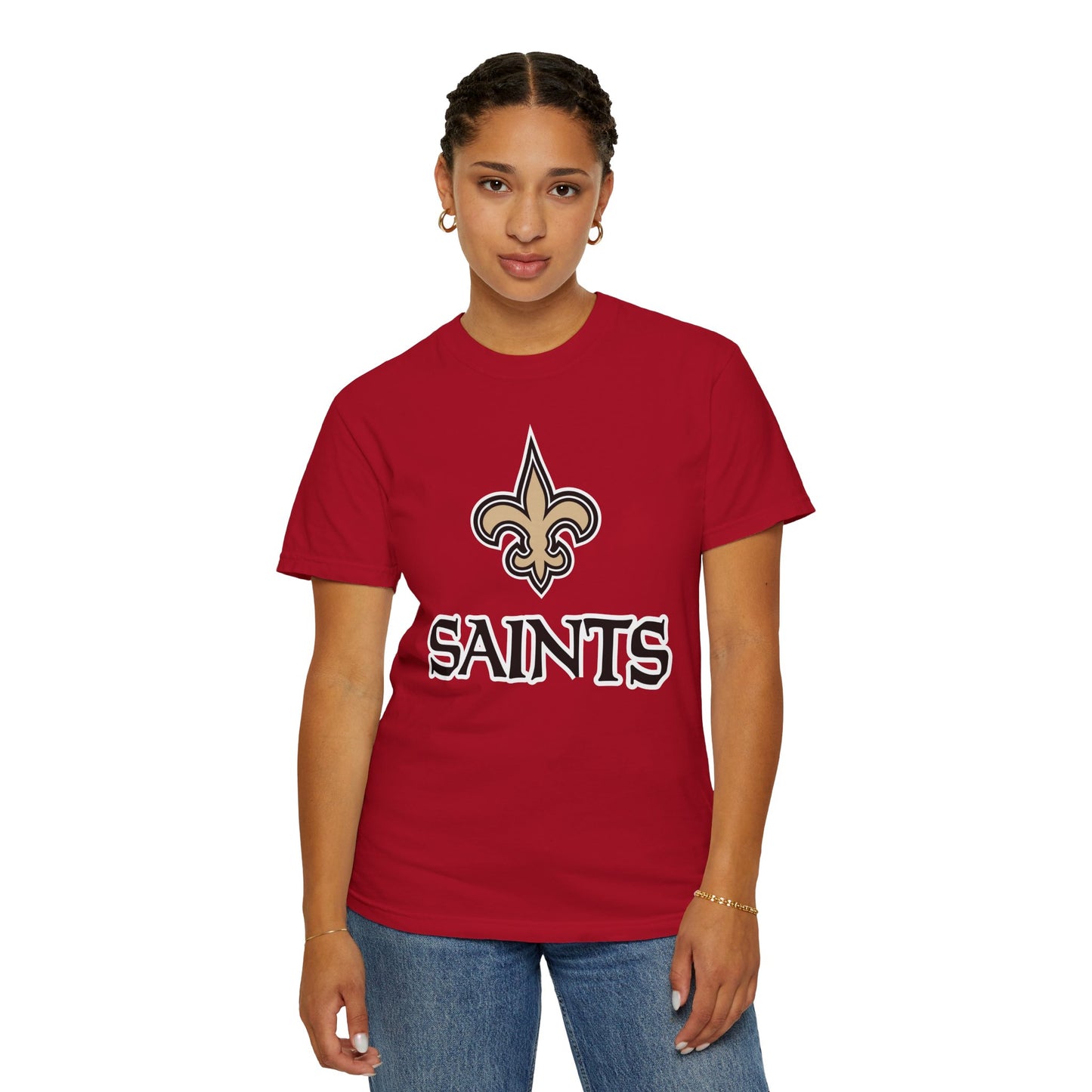 New Orleans Saints Fan Gifts Garment-Dyed T-Shirt – Premium Cotton Tee for Customization