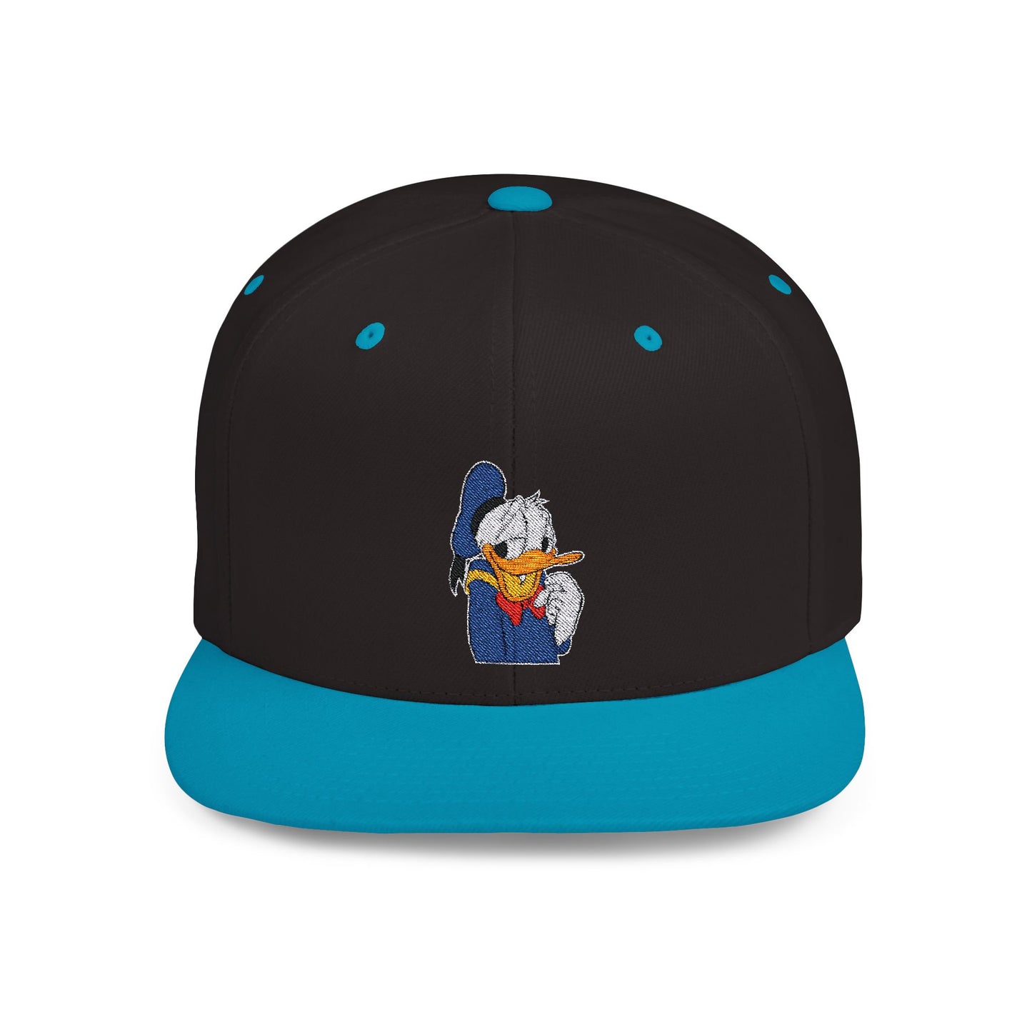 Donald Duck Fun Flat Bill Snapback – Lightweight, Custom Fit, Premium Quality