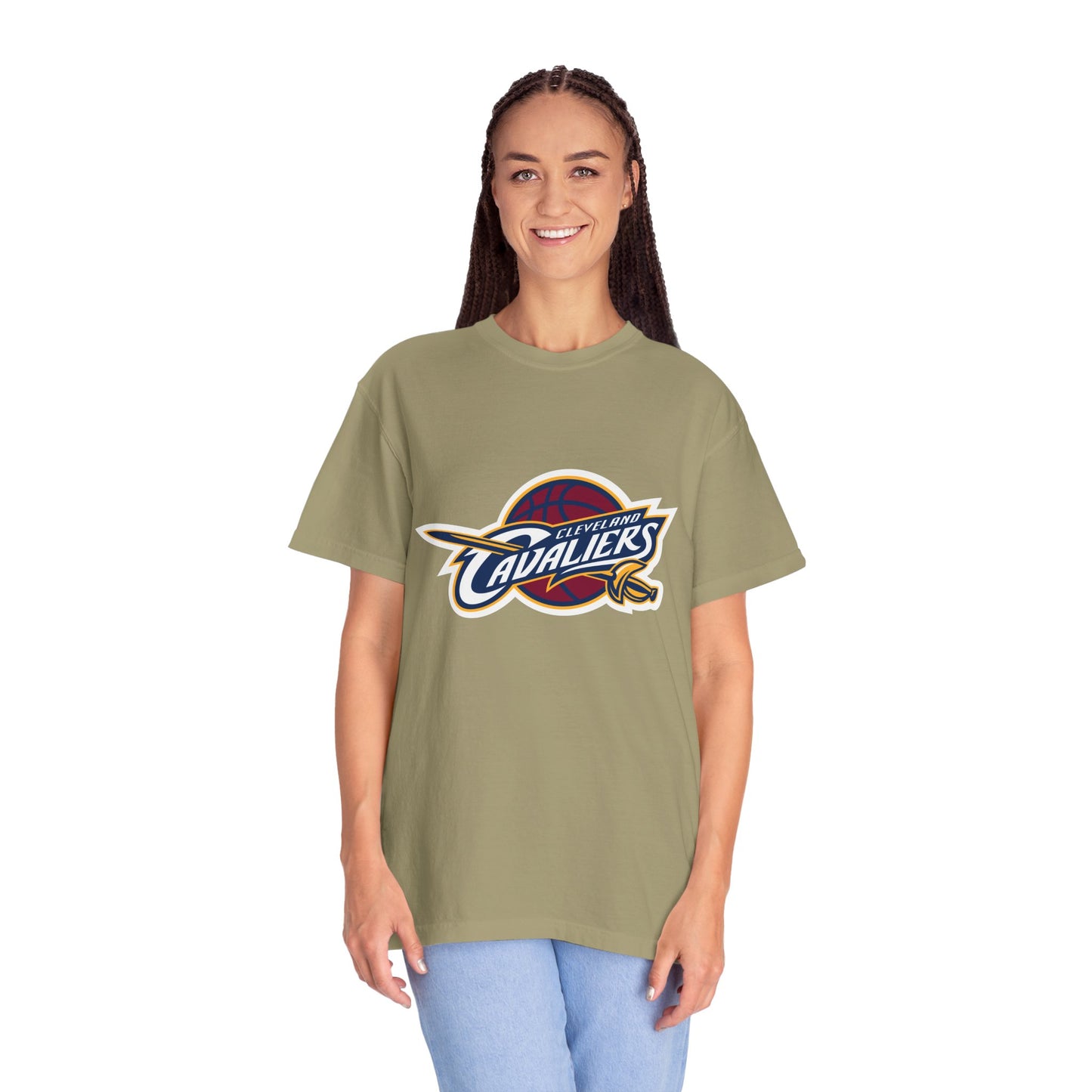 Cleveland Cavaliers Hoop Lifestyle Garment-Dyed T-Shirt – Premium Cotton Tee for Customization