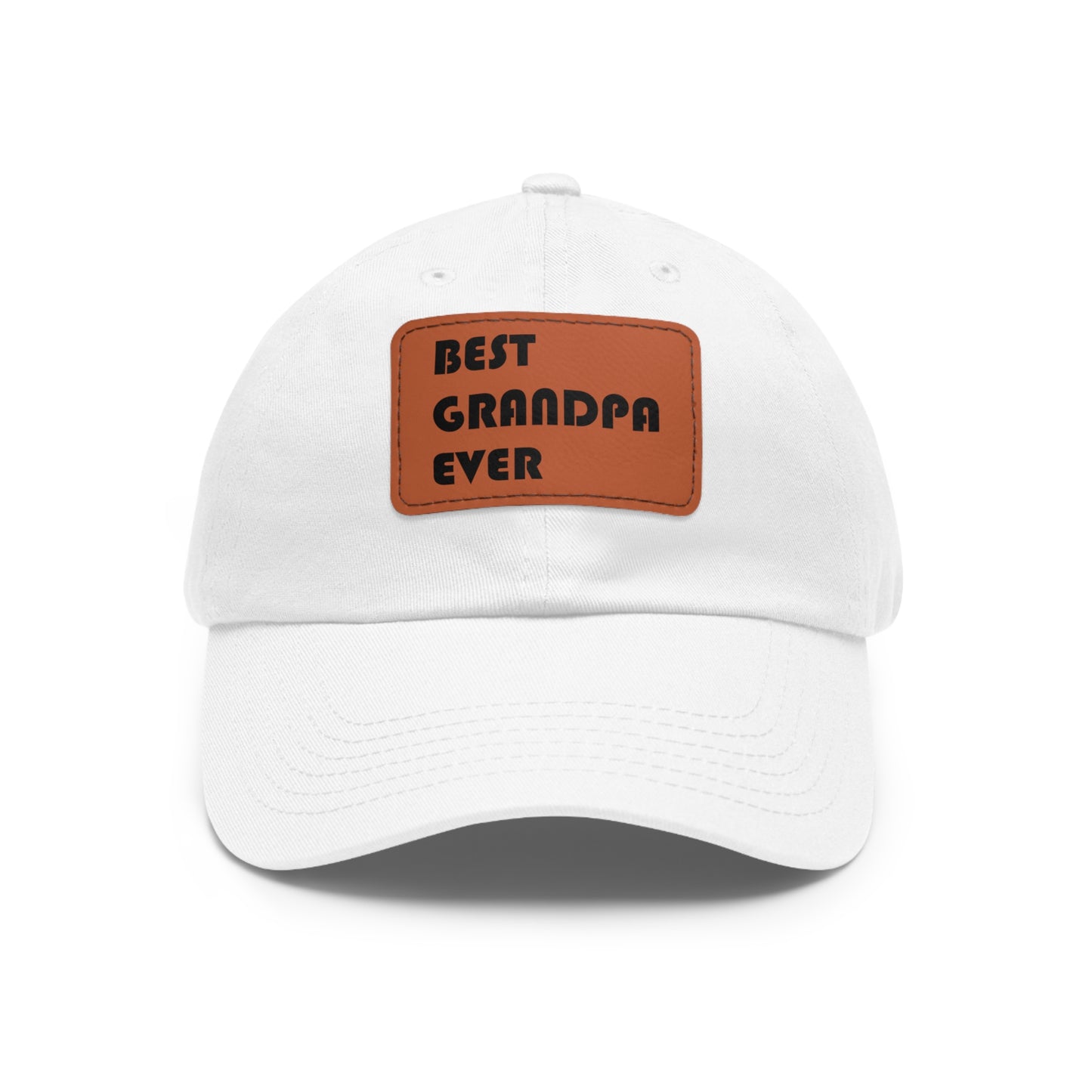 Dad Leather Patch Hat Best Grandpa Ever – Timeless Style, Perfect Fit