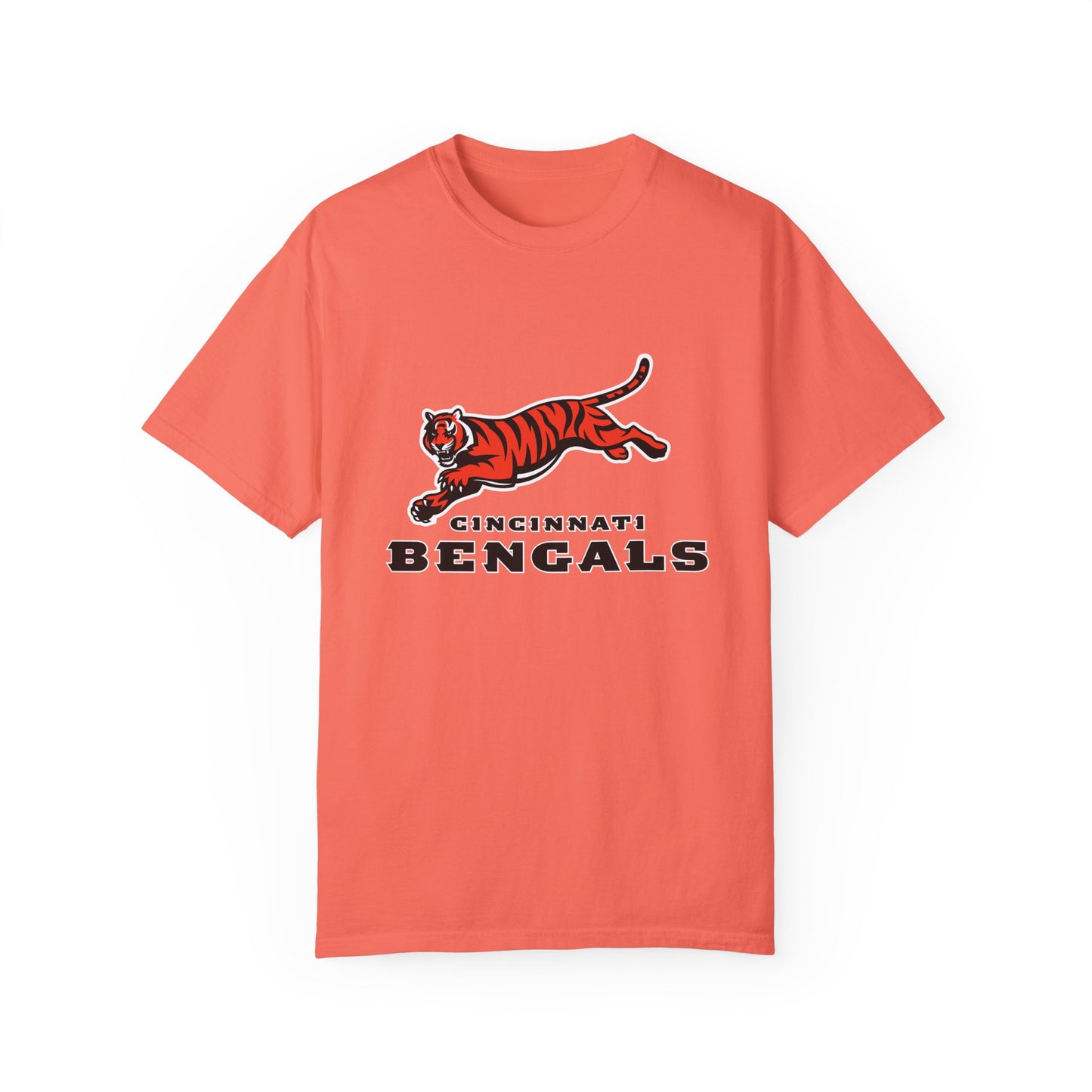 Cincinnati Bengals Clothing Garment-Dyed T-Shirt – Premium Cotton Tee for Customization