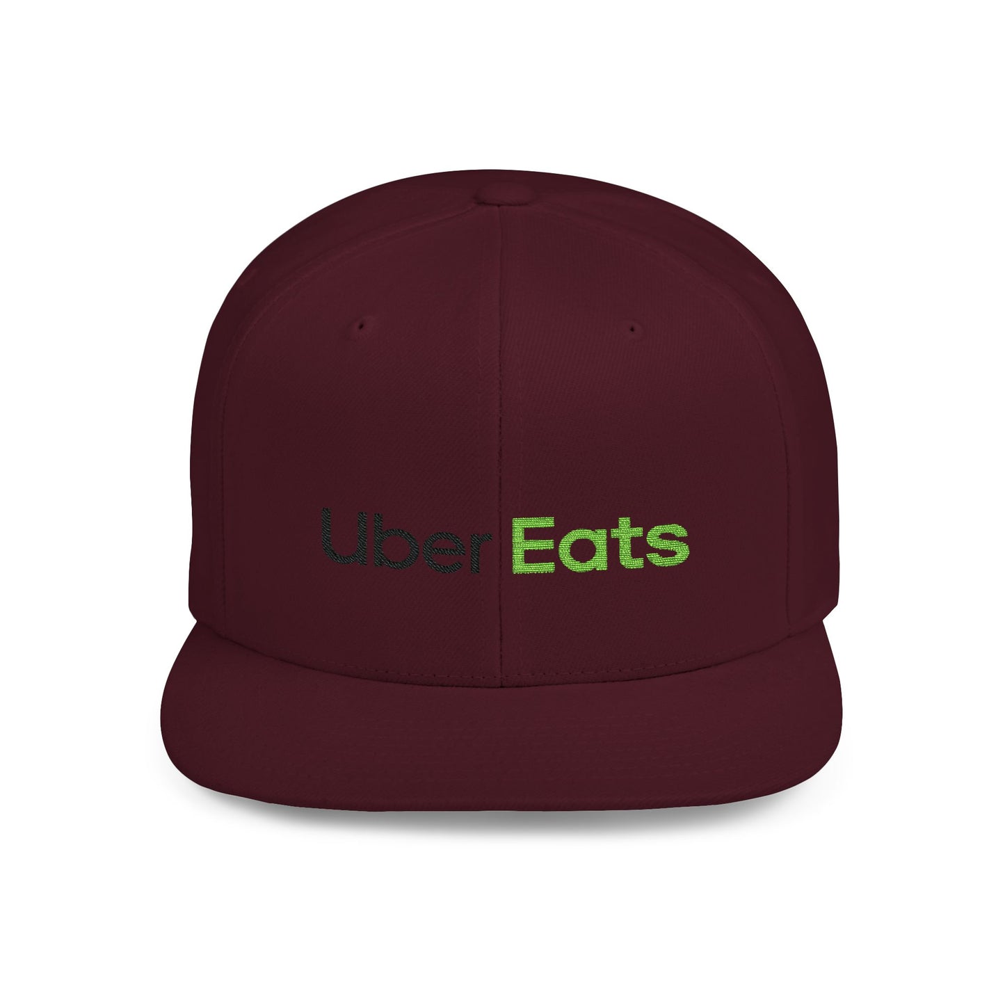 Uber Eat Flat Bill Snapback – Lightweight, Custom Fit, Premium Quality