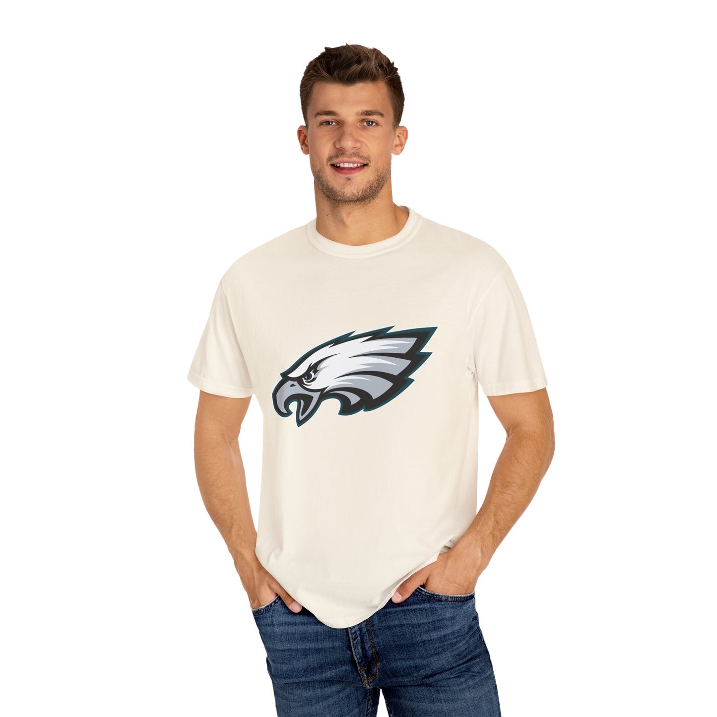 Philadelphia Eagles Pride Garment-Dyed T-Shirt – Premium Cotton Tee for Customization