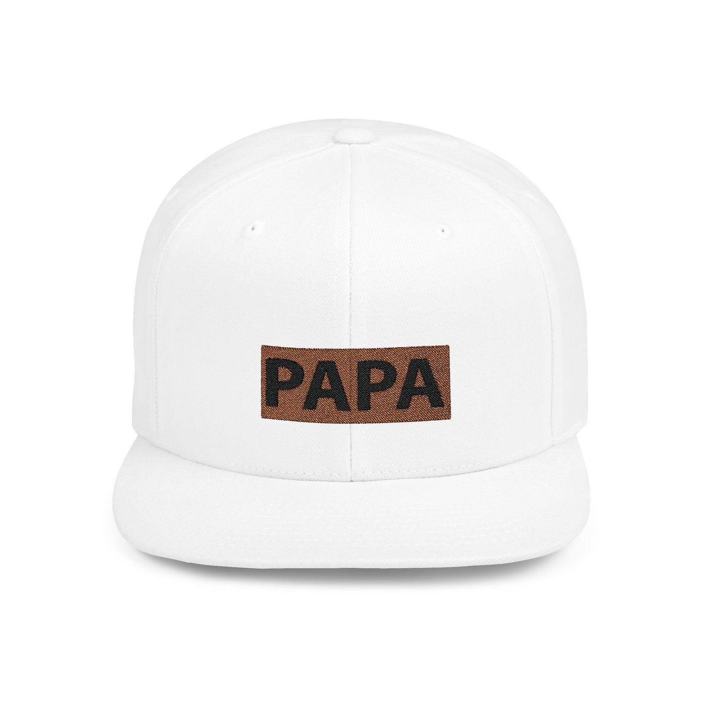 Papa Flat Bill Snapback – Lightweight, Custom Fit, Premium Quality