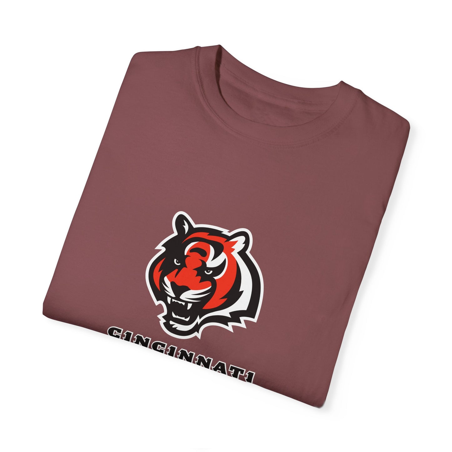 Cincinnati Bengals Gear Garment-Dyed T-Shirt – Premium Cotton Tee for Customization