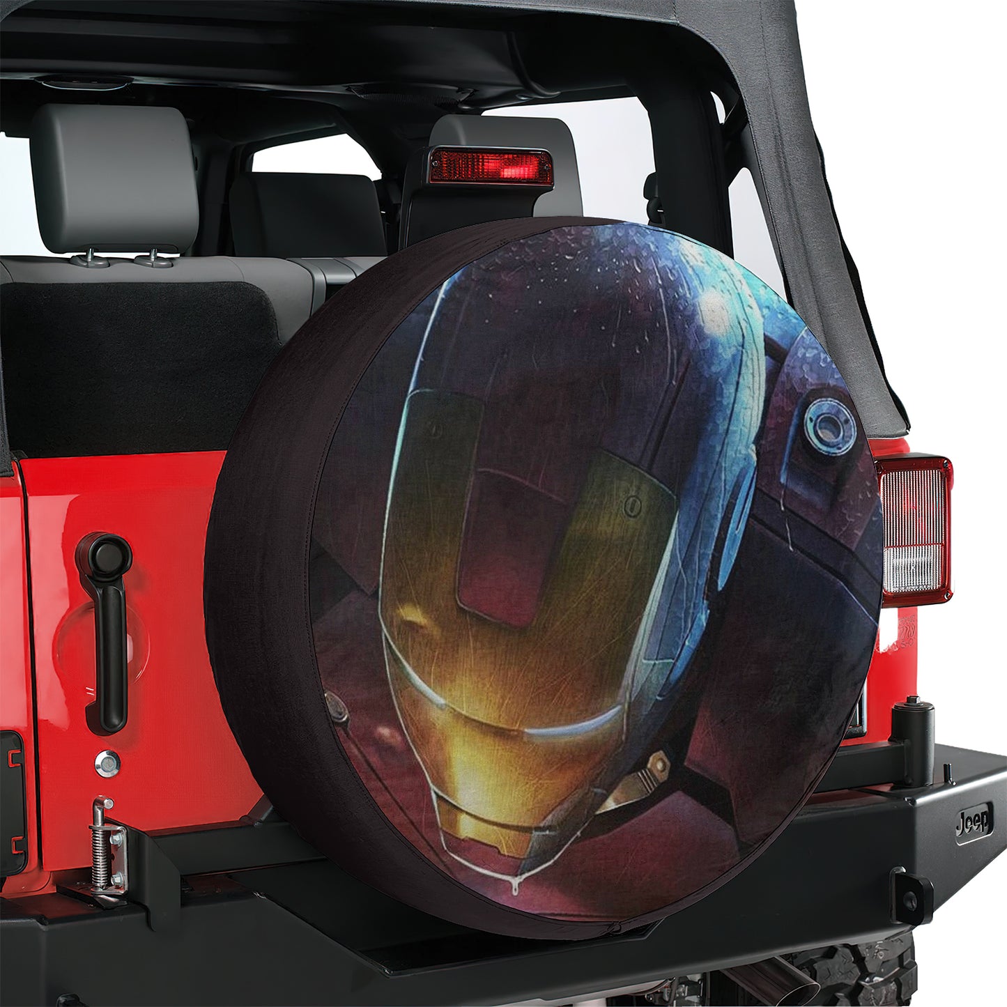 Marvel Iron Man Heroes Spare Tire Cover – Premium Waterproof UV Resistant Protector