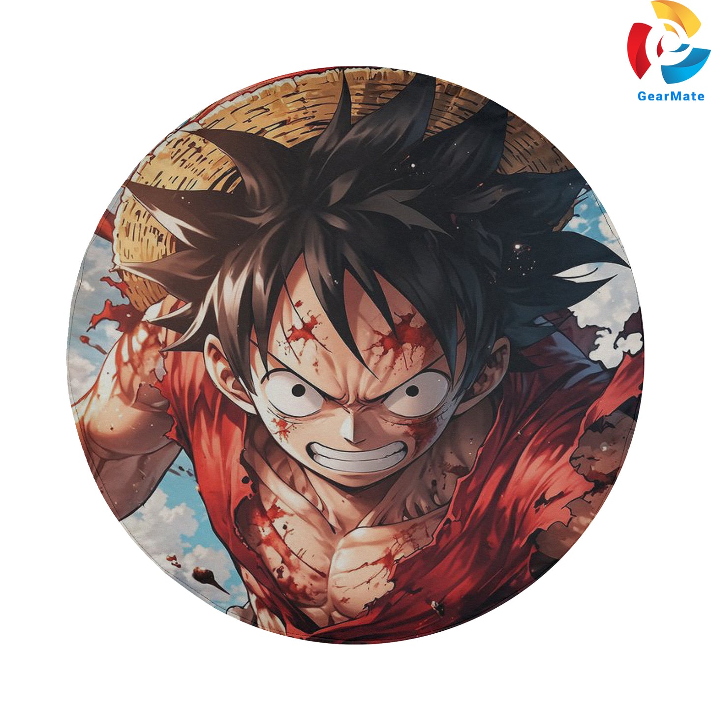 One Piece Monkey D Luffy Spare Tire Cover – Premium Waterproof UV-Resistant Protector