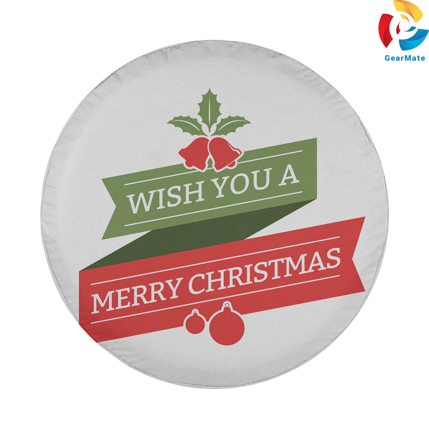 Merry Christmas We Wish You Tree Spare Tire Cover – Premium Waterproof UV Resistant Protector