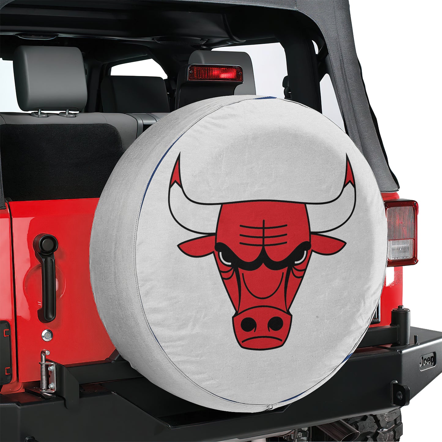 Chicago Bulls Spare Tire Cover – Premium Waterproof UV-Resistant Protector