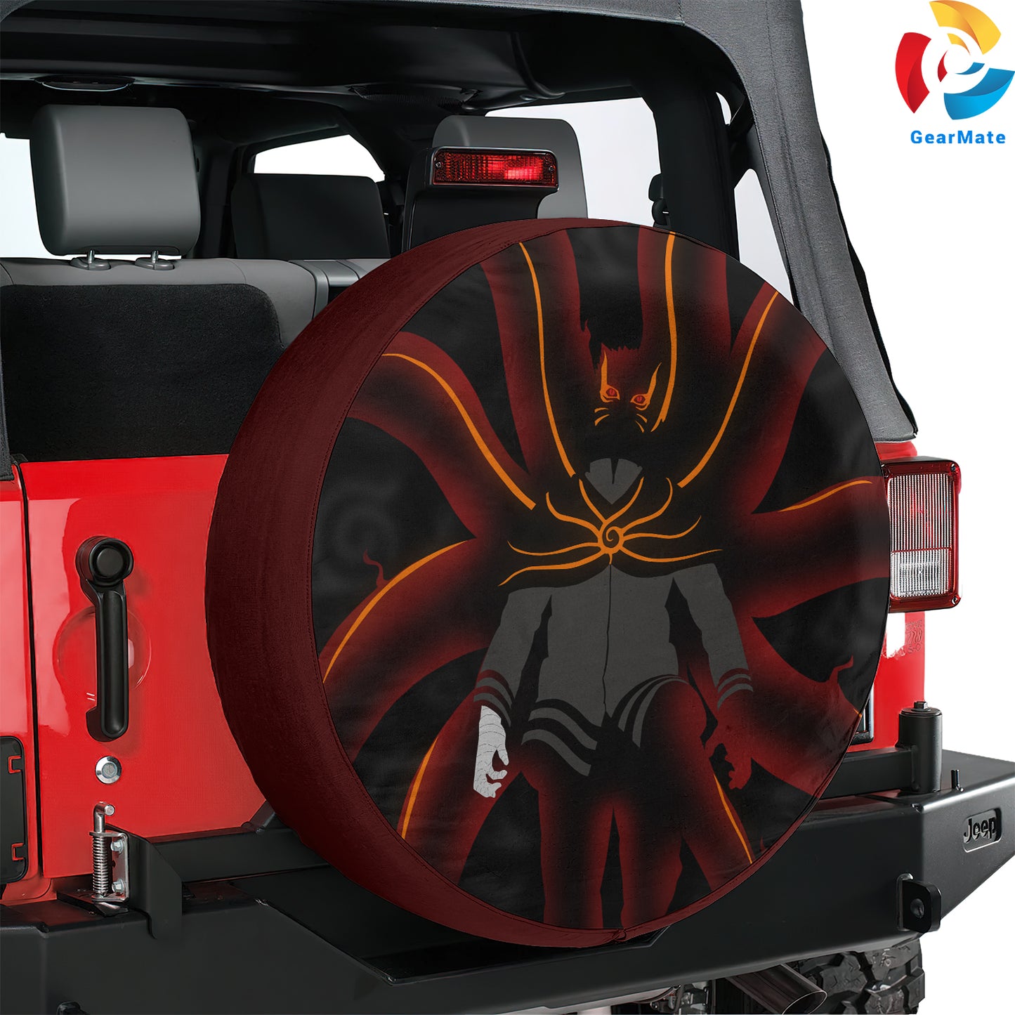 Naruto Boruto Uzumaki Anime Spare Tire Cover – Premium Waterproof UV Resistant Protector