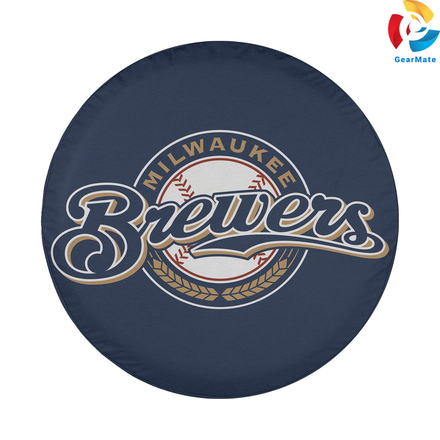 Milwaukee Brewers MLB Baseball Spare Tire Cover – Premium Waterproof UV-Resistant Protector